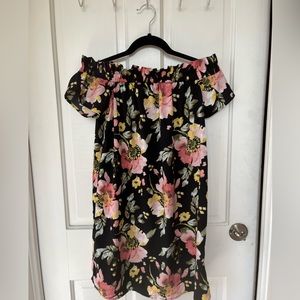 Atmosphere Black Floral Mini Dress